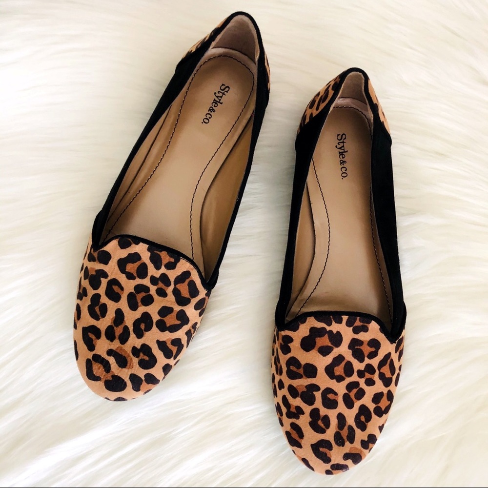 Style & Co Alisson Cheetah Flats 6M